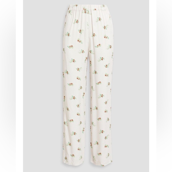 Sleeper Floral-print Charmeuse Pajama set - Picture 2 of 5